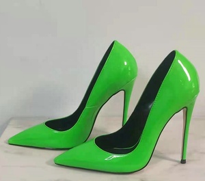 Chaussures pour femmes grande taille 47, peinture fluorescente, différentes couleurs disponibles, bout pointu, talons hauts, chaussures habillées pour femmes - Product Image 6