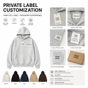 Sudadera con Capucha de Forro Polar Grueso de 300g para <span class=keywords><strong>Hombre</strong></span>, con Logotipo Personalizado al por Mayor, Estilo Urbano, Oversize, Unisex, Ajuste Holgado, OEM - Product Image 5