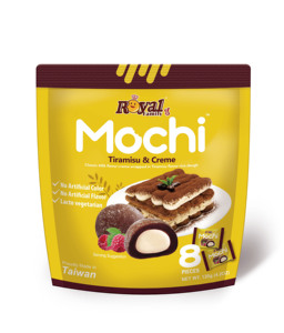 โมจิไต้หวันพรีเมียมมาใหม่ 120 กรัม*12 ถุง/กล่อง รสทีรามิสุและครีม ขนมหวานพร้อมราคาขายส่ง อายุการเก็บรักษา 1 ปี - Product Image 1
