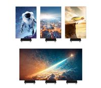 Pantalla LED de 3 Lados, Cartel LED Móvil, Pantalla LED de Doble Cara, Plegable en Tres Partes