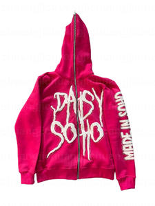 Sudadera con Capucha HG2002 Personalizada de Fábrica, Estilo Y2K, con Pedrería Bordada en 3D, de Alta Calidad, para Hombre - Product Image 6