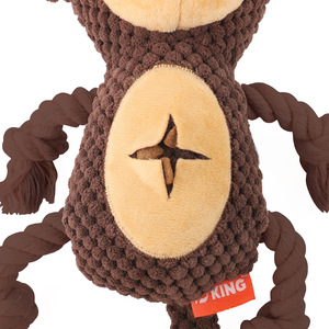 Nuevo juguete de peluche personalizado para perros, juguetes para perros con fugas, duradero, de lujo, mapache, zorro, mono, interactivo, chirriante, juguetes para masticar perros - Product Image 2