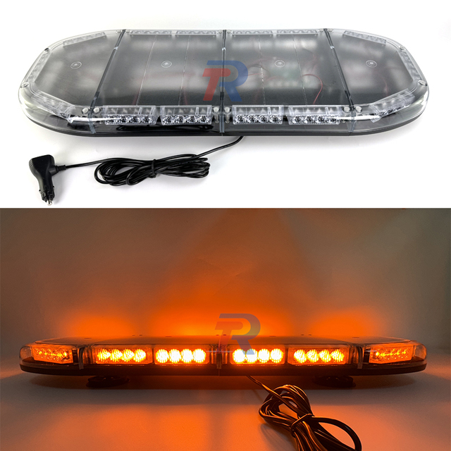31.5 Inch 56 LED Heavy Duty Towing Truck Recovery Light Bar Popular Mini Car Flashing Strobe Light with Magnetic Mount