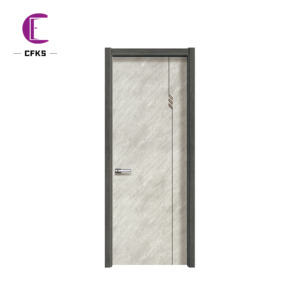 कारखाने पानी इन्सुलेशन firerated इंटर स्विंग बेडरूम लकड़ी कार्बन क्रिस्टल लकड़ी के दरवाजे - Product Image 5