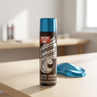 Peinture en aérosol effet miroir chromé métallique brillant de qualité supérieure, disponible en OEM et ODM