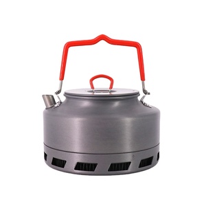 Échantillon gratuit : Bouilloire en aluminium pour camping et randonnée, échangeur de chaleur, pot de camping - Product Image 1