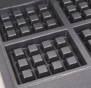 Grille à gaufres à plaque unique 1,75 kW Haute puissance pour un chauffage rapide Portable 8,07 kg Durable - Product Image 6