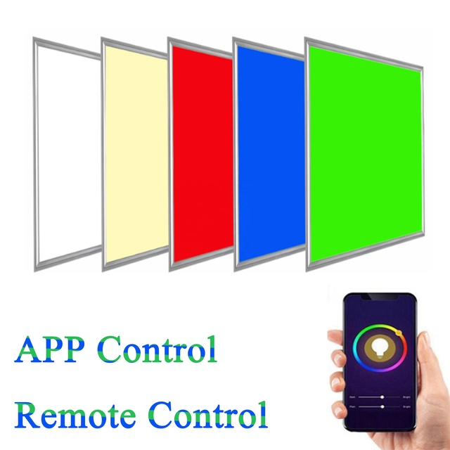 Zigbee Led Panel Custom Color 18W 35W 40W RGBCW 2ft 4ft 595x595 6262 2x4 RGB Led Panel Light