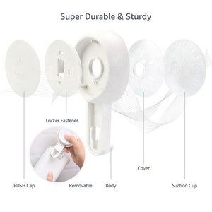TAILI a Parete Drill-trasporto Smontabile Riutilizzabile Vuoto Potente Tazze <span class=keywords><strong>Dentifricio</strong></span> Spazzolino Da Denti Holder Per Il Bagno - Product Image 5