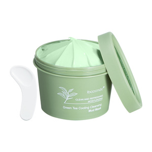 Masque Facial à l'Argile Ibcccndc Nettoyant, Rafraîchissant, Hydratant, Peau Délicate, Contrôle du Sébum, Resserre les Pores, Élimine les <span class=keywords><strong>Points</strong></span> <span class=keywords><strong>Noirs</strong></span>, Masque à la Boue au Thé Vert - Product Image 6