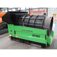 Entièrement automatique petit Mobile mines d'or minerai minéral argile trommel tambour écran rotatif sol tamis pierre séparateur tamis vibrant