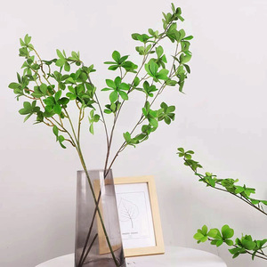 <b>Artificial</b> Pieris Japonica <b>Bouquet</b> High Simulation Leaves Indoor Home Decor Wedding Props MZM-001 - Product Image 3