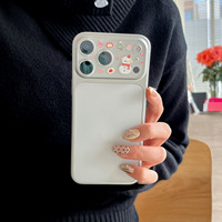Protecteur d'objectif de caméra mobile en verre trempé transparent au design de dessin animé pour iPhone 17 18 16 Pro Max – Protection d'objectif tout-en-un