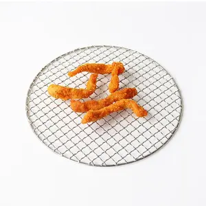 Customizable Portable Stainless Stainless Steel Barbecue Tray Barbeque Accessories Bbq Wire Grill Mesh