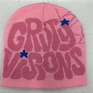 Berretto Lavorato a Maglia con Logo Personalizzato, 100% Acrilico, Caldo Invernale, Motivo a Ragnatela, Stile Hip Hop e Street Fashion - Product Image 3