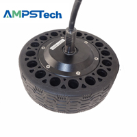 Moteur de roue servo électrique intégré AMPSTech 140 mm (5,5 pouces) 24 V CC à faible vitesse pour AGV et robot domestique