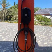 Chargeur mural pour véhicules électriques Jjy 7-22 kW IP65 avec application RFID, télécommande OCPP1.6j, station de recharge commerciale