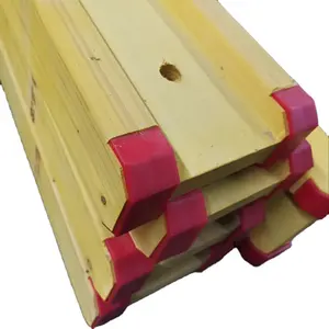 คานหล่อคอนกรีตสำหรับการก่อสร้างคานหล่อคอนกรีตฝาไม้ H20แบบหล่อสีเหลือง