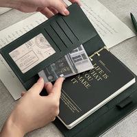 Libreta Personalizada de Cuero Retro A6 con Hojas Sueltas, Logotipo Personalizado, Regalo Empresarial