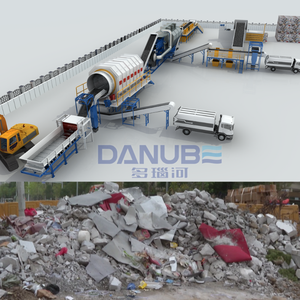 เครื่องรีไซเคิลขยะก่อสร้าง โรงงานคัดแยกขยะอัตโนมัติ เครื่องบำบัดและรีไซเคิลขยะ - Product Image 1