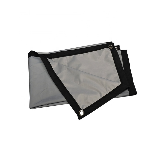 72 Inch Extra Thicken Long Throw Anti-light Screen 4K High-definition Black-Diamond Fixed Frame Fold Projection Screens