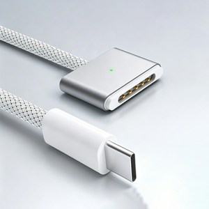 Câble de charge rapide Type-C mâle vers Mag 3 PD140W pour Macbook, support de chargeur magnétique sans fil 5A pour <span class=keywords><strong>Mac</strong></span> <span class=keywords><strong>Pro</strong></span> <span class=keywords><strong>14</strong></span>/16 Air 13/15 M2 M3 - Product Image 1