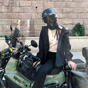 Verano/invierno cálido lana motocicleta máscara a prueba de polvo impermeable a prueba de viento cubierta completa sombrero cuello casco máscara Barak Rafa sombrero - Product Image 2