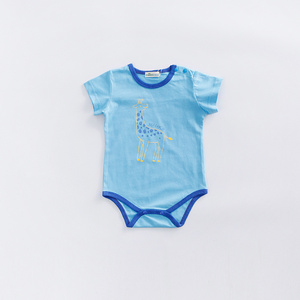 Vêtements pour bébés en velours imprimé en coton biologique importé, vente en gros - Product Image 6