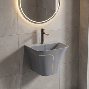 <span class=keywords><strong>Inodoro</strong></span> de Cerámica de Una Pieza ZOGII CELuxury, Color Blanco y Dorado, con Doble Descarga, Moderno, para Baño, Línea Dorada - Product Image 4