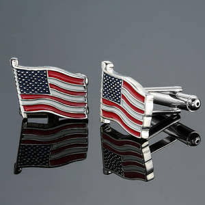 Boutons de manchette de qualité supérieure YIWU pour hommes, boutons de manchette en cuivre avec <span class=keywords><strong>drapeau</strong></span> maçonnique, boutons de manchette français pour hommes - Product Image 6