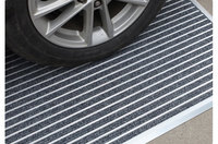 Alfombra de Aluminio Moderna Hecha a Mano, Antideslizante, Lavable, de 2 cm de Grosor, Impermeable, con Patrón Geométrico y Respaldo de Goma Antideslizante para Mascotas