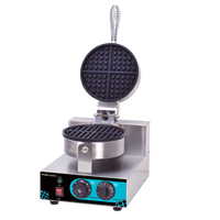 Astar 1 Plaque Électrique Cône Gaufrier Durable En Acier Inoxydable Snack Restaurants En Acier Inoxydable Gâteau Machine Cuisson Des Aliments
