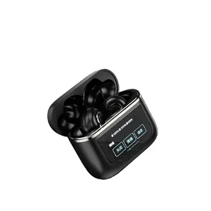 Vera sport senza fili auricolari Bluetooth cancellazione del rumore con Touch Control impermeabile per i giochi LED custodia di ricarica