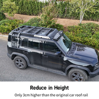 Porte-bagages de toit en fer Jetour T2 4X4, porte-bagages de toit haute capacité 100 kg+, installation facile, accessoires extérieurs de montage sur toit