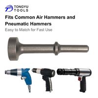 Embout de marteau pneumatique en acier pour réparation et façonnage de carrosserie automobile