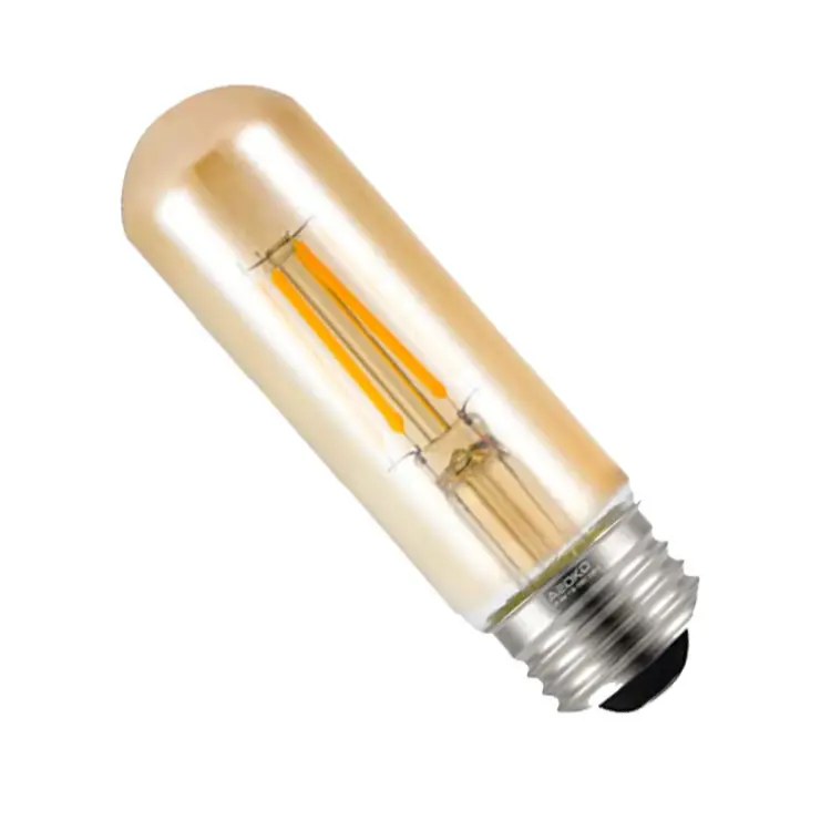 Гладкое стекло cob led трубчатая лампа 230V 4W 2200K T30 лампой накаливания светло-желтый Домашнее освещение с помощью светодиодов