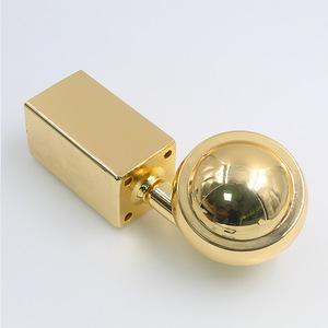 Golden Square Cup Zink legierung <span class=keywords><strong>Ball</strong></span> Teppich Nachlauf Räder Sofa Stuhl Bett Rollen für Möbel - Product Image 2