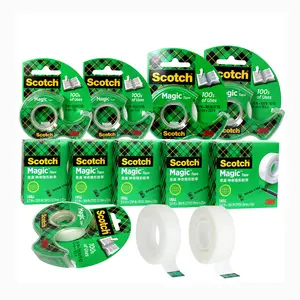 Ruban adhésif 3M 810, 3M Office Transparent Tape 3/4X36 Ruban adhésif invisible 3M/Peut être écrit/Ruban adhésif amovible Ruban magique 3M 810,