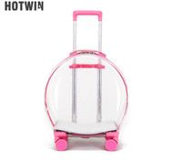 Nouveau modèle entièrement transparent Respirant multifonction Voyage Portable Pour Animaux De Compagnie chien Poussette