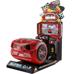 Máquina de Juego de Carreras de Coches para Niños, Operada con Monedas, para Centros de Juego, Entrenamiento de Conducción, Venta al por Mayor, Económica - Product Image 4