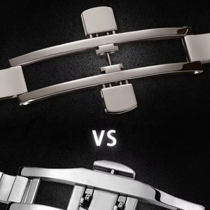 Reloj de Pulsera Personalizable de 42 mm con Correa de Eslabones Dorados, Diseño Mecánico Hueco, Caja de Acero Inoxidable 316L Japonés, Correa de Cuero - Logotipo OEM ODM - Product Image 6