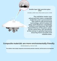 Système de suivi solaire photovoltaïque entièrement automatique RS485 WIFI avec capteur de rayonnement solaire diffusé pour centrale photovoltaïque