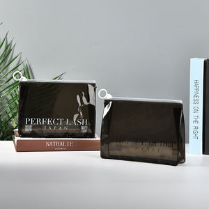 Neceser de Maquillaje para <span class=keywords><strong>Mujer</strong></span> Impermeable de PVC Bolsa de Cosméticos de Viaje <span class=keywords><strong>Estuche</strong></span> Transparente Organizador para Brochas y Artículos de Tocador - Product Image 5