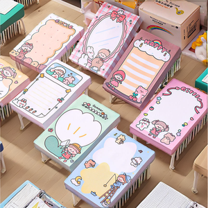 Self-Adhesive Cartoon Cute Student Supplies Creative Memo <b>Pad</b> Note <b>Paper</b> - Product Image 2