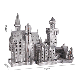 Kit <span class=keywords><strong>de</strong></span> modélisme 3D en acier inoxydable du château <span class=keywords><strong>de</strong></span> <span class=keywords><strong>Poudlard</strong></span> <span class=keywords><strong>de</strong></span> Piececool, puzzle à assembler pour adultes et fans - Product Image 3