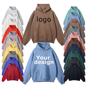 2025 Venta caliente Sudaderas con capucha de algodón de gran tamaño para hombres Cómodo logotipo personalizado Esenciales de invierno - Product Image 5