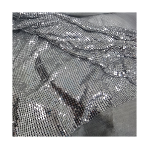 Rideau en maille tissée décoratif coloré en acier inoxydable avec paillettes, résistant à la corrosion - Product Image 3
