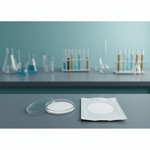 Fountain Single-Chin-Pak Membranfilter OEM Weiß Gitterartig Gestalteter Sterilfilter 47mm 0,45µm - Product Image 1