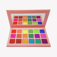 18 colori Colorful Custom Eyeshadow Palette Private Label Matte Shimmer Piccolo Portatile Ombretto Minerale Custom Trucco di Bellezza