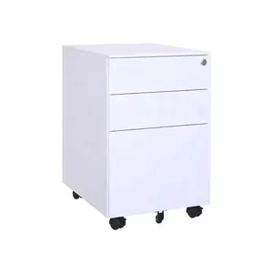 Mobile pedestal office mobile pedestal metal 3 drawer filing cabinet locker pedestal